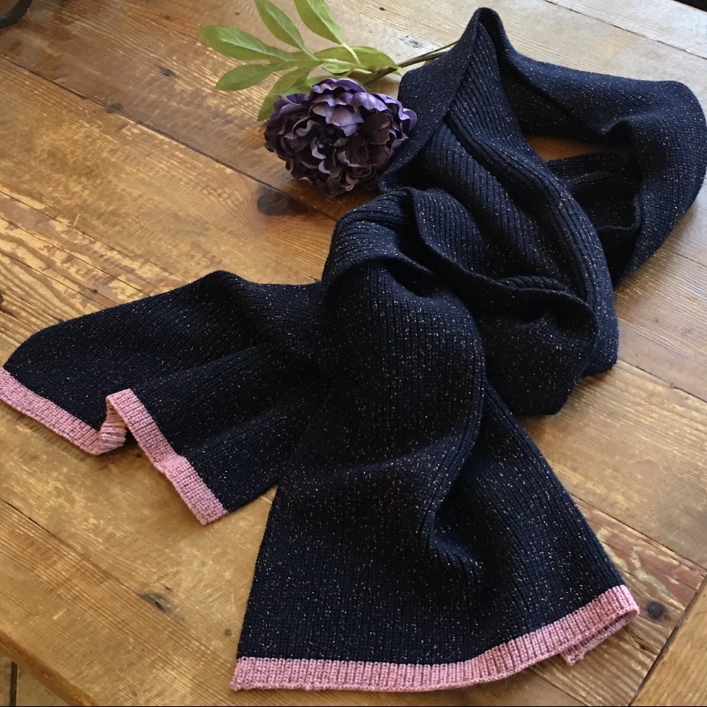 Rag & Bone Scarf Merino Wool Ribbed Knit - Picture 4 of 8